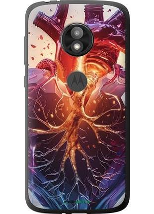 Чехол на motorola moto e5 play crystal heart "6070u-1429-10746"