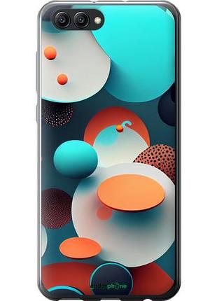 Чехол на huawei honor v10 / view 10 горошек абстракция "5608u-1579-10746"