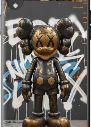 Чехол на iphone xr bronze kaws v3 "6099u-1560-10746"