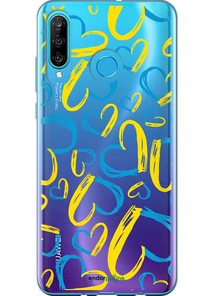 Чехол на huawei p30 lite сердца ua "5292u-1651-10746"
