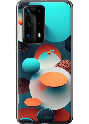 Чехол на huawei p40 pro plus горошек абстракция "5608u-1917-10746"