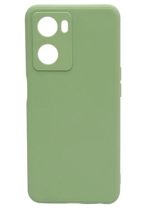 Чохол fiji soft для oppo a57s силікон бампер фісташковий