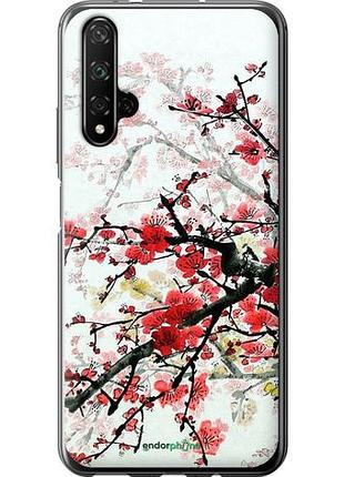 Чехол на huawei honor 20 цветущий куст "831u-1697-10746"