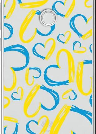 Чехол на huawei p8 lite (2017) сердца ua "5292u-777-10746"