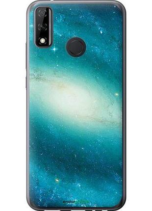 Чехол на huawei y8s голубая галактика "177u-2027-10746"