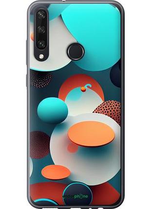 Чехол на huawei y6p горошек абстракция "5608u-1952-10746"