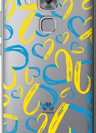 Чехол на huawei nova plus сердца ua "5292u-961-10746"