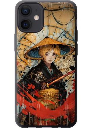Чехол на iphone 12 mini самурайская отвага "6115u-2071-10746"