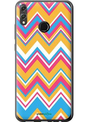 Чехол на huawei honor 8x шеврон v2 "1057u-1596-10746"