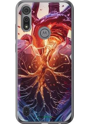 Чехол на motorola e6s crystal heart "6070u-2001-10746"
