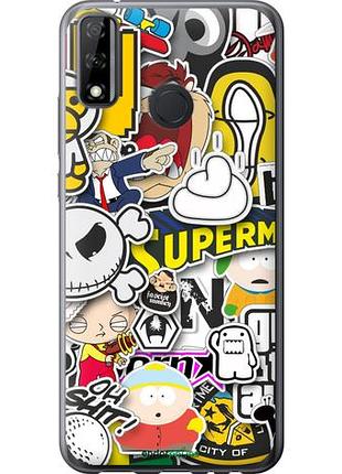 Чехол на huawei p smart 2020 popular logos "4023u-2060-10746"