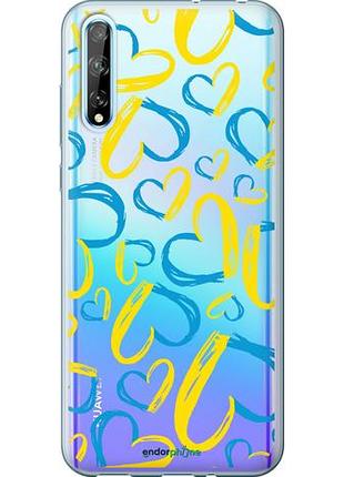 Чехол на huawei p smart s сердца ua "5292u-1813-10746"