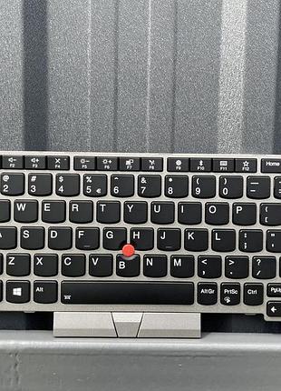 Нова оригинальная клавиатура keyb x280/x390/l13/l13 yoga us/i - bl - silver– qwerty!
