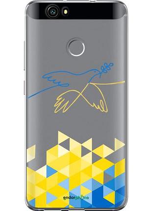 Чехол на huawei nova птица мира "5231u-439-10746"