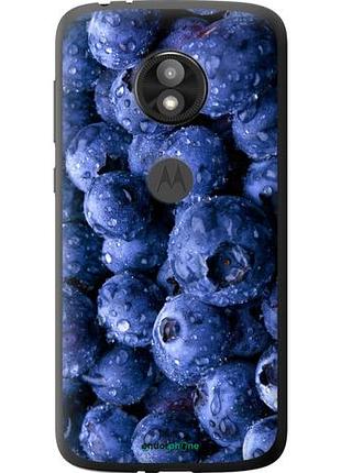 Чехол на motorola moto e5 play голубика "4459u-1429-10746"