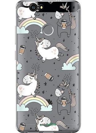 Чохол на huawei nova єдиноріг і кава "4661u-439-10746"