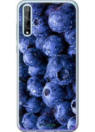 Чехол на huawei p smart s голубика "4459u-1813-10746"