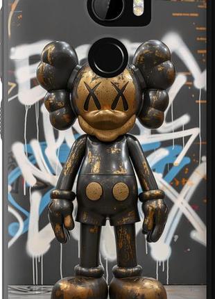 Чехол на htc one x10 bronze kaws v3 "6099u-995-10746"