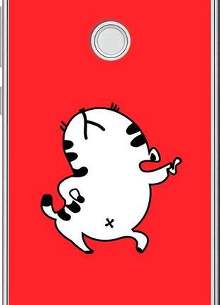Чехол на huawei p8 lite (2017) котик "4577u-777-10746"