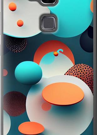 Чехол на huawei ascend mate 7 горошек абстракция "5608u-140-10746"