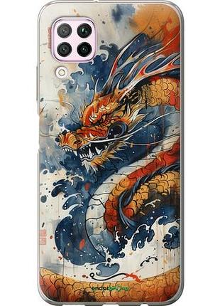 Чехол на huawei p40 lite ярость дракона "6112u-1887-10746"