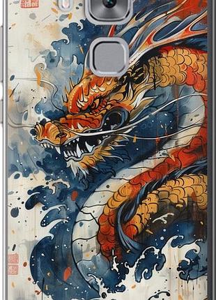 Чехол на huawei nova plus ярость дракона "6112u-961-10746"