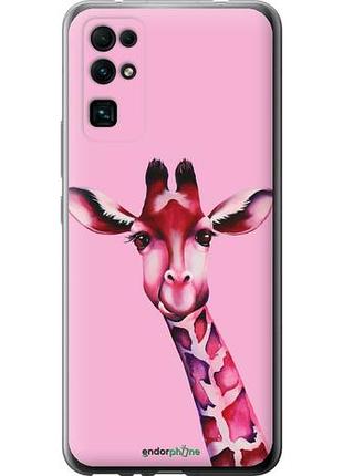 Чохол на huawei honor 30 рожева жирафа "4441u-1921-10746"