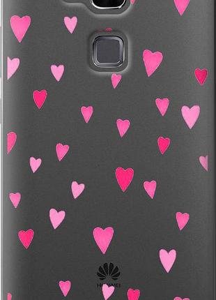 Чехол на huawei ascend mate 7 сердечки 2 "4763u-140-10746"
