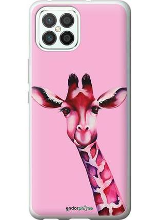 Чохол на huawei nova 8 se рожева жирафа "4441u-2126-10746"