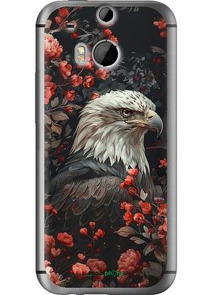 Чехол на htc one m8 dual sim цветочный страж "6102u-55-10746"