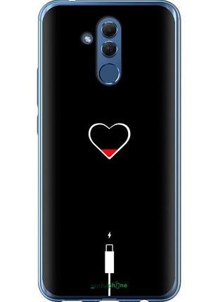 Чехол на huawei mate 20 lite подзарядка сердца "4274u-1575-10746"
