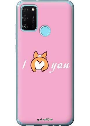 Чехол на huawei honor 9a люблю1 "4587u-1900-10746"