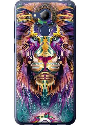 Чехол на huawei honor 6c pro люминесцентный лев "4037u-1358-10746"