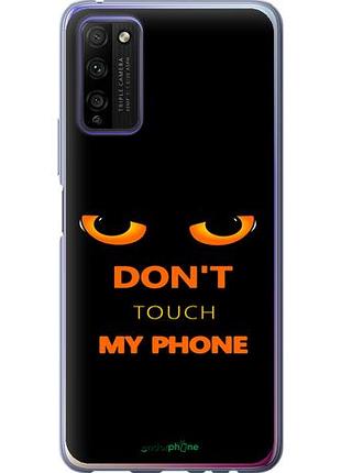 Чехол на huawei honor 30 lite don't touch the phone "4261u-2074-10746"