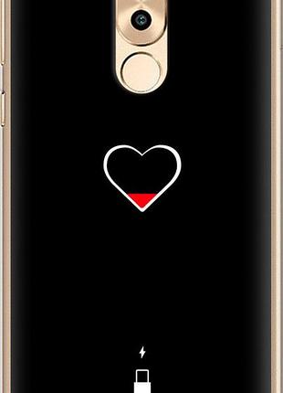 Чехол на huawei honor 6x подзарядка сердца "4274u-460-10746"