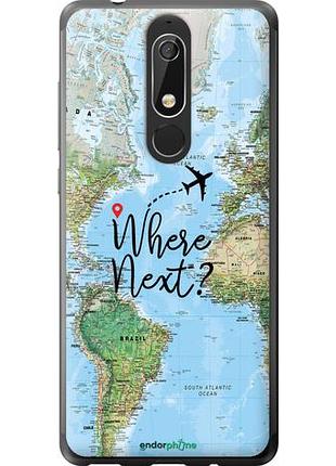 Чехол на nokia 5.1 путешествие "4503u-1529-10746"