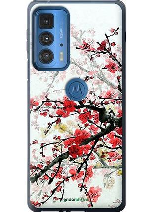 Чохол на motorola edge 20 pro квітучий кущ "831u-2662-10746"
