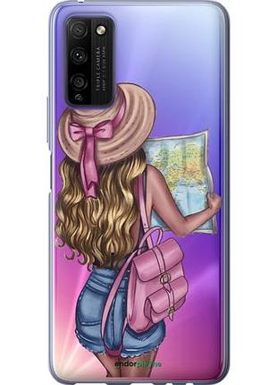 Чохол на huawei honor 30 lite дівчина з карткою "4704u-2074-10746"