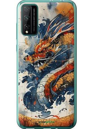 Чехол на huawei honor play 4t pro ярость дракона "6112u-1914-10746"