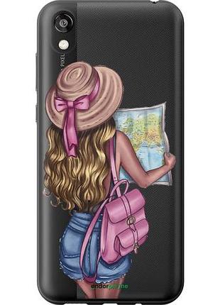 Чохол на huawei honor 8s дівчина з карткою "4704u-1679-10746"