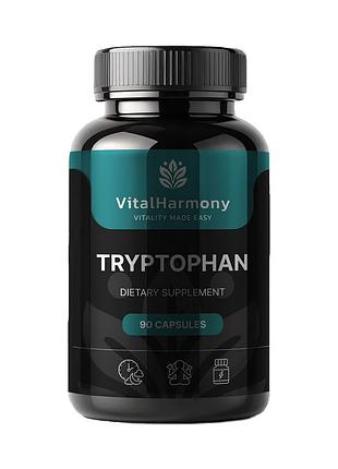Vitalharmony пищевая добавка триптофан 90 капсул