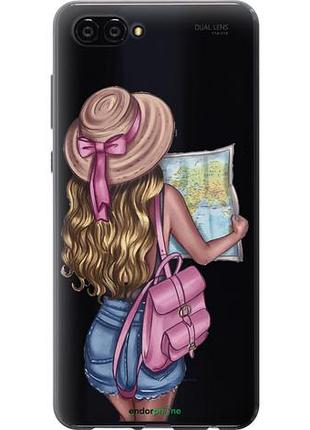 Чохол на huawei nova 2s дівчина з карткою "4704u-1388-10746"