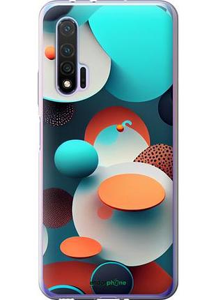 Чехол на huawei nova 6 горошек абстракция "5608u-1821-10746"
