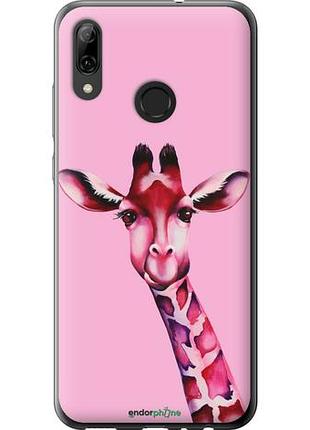 Чохол на huawei p smart 2019 рожева жирафа "4441u-1634-10746"