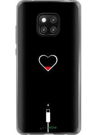 Чехол на huawei mate 20 pro подзарядка сердца "4274u-1567-10746"