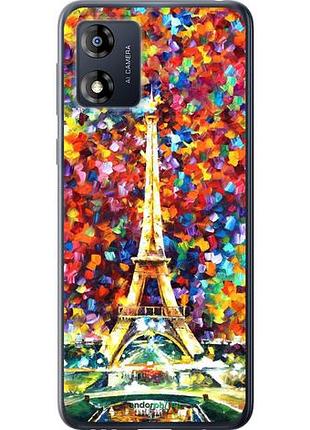 Чехол на motorola moto e13 париж "830u-3053-10746"