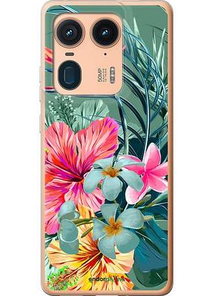 Чехол на motorola edge 50 ultra тропические цветы v1 "4667u-3760-10746"