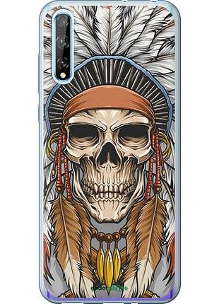 Чохол на huawei p smart s череп рабон "4032u-1813-10746"