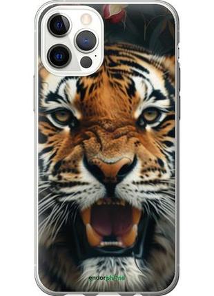 Чехол на iphone 12 тигровое величие "6080u-2053-10746"