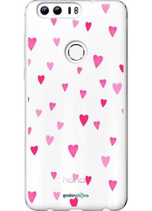 Чехол на huawei honor 8 сердечки 2 "4763u-351-10746"